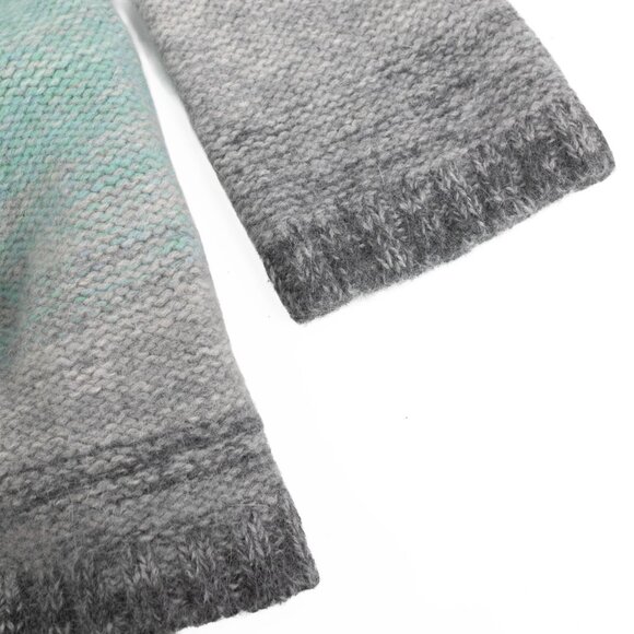 Marks & Spencer Ombre Turtleneck Sweater – Mint/Cream/Gray  Women’s US 6 (UK 10) - Picture 12 of 12